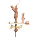 Good Directions Good Directions Golfer Weathervane, Polished Copper 561P